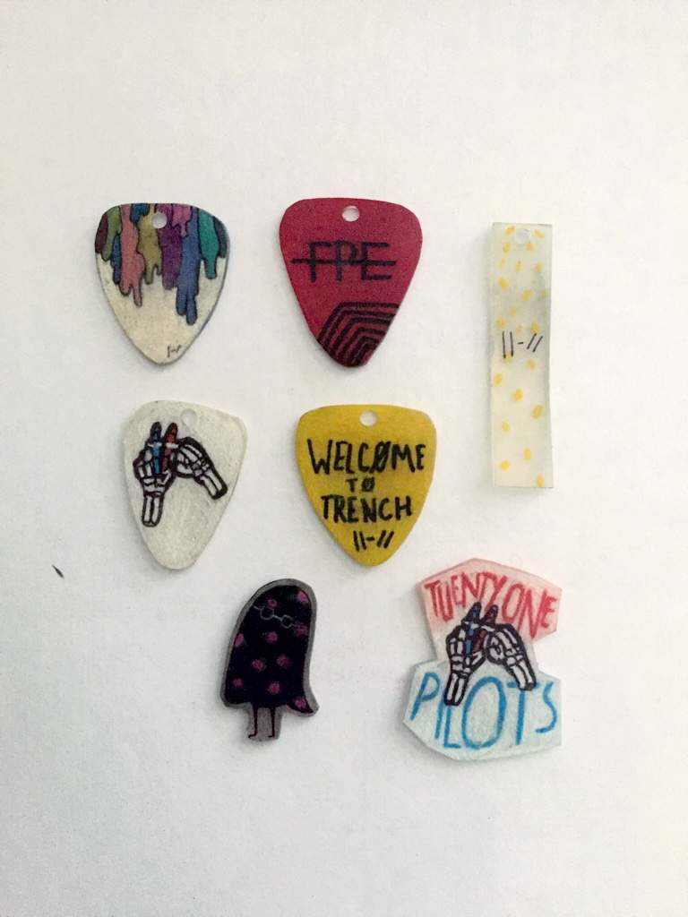 twenty one pilots guitar picks