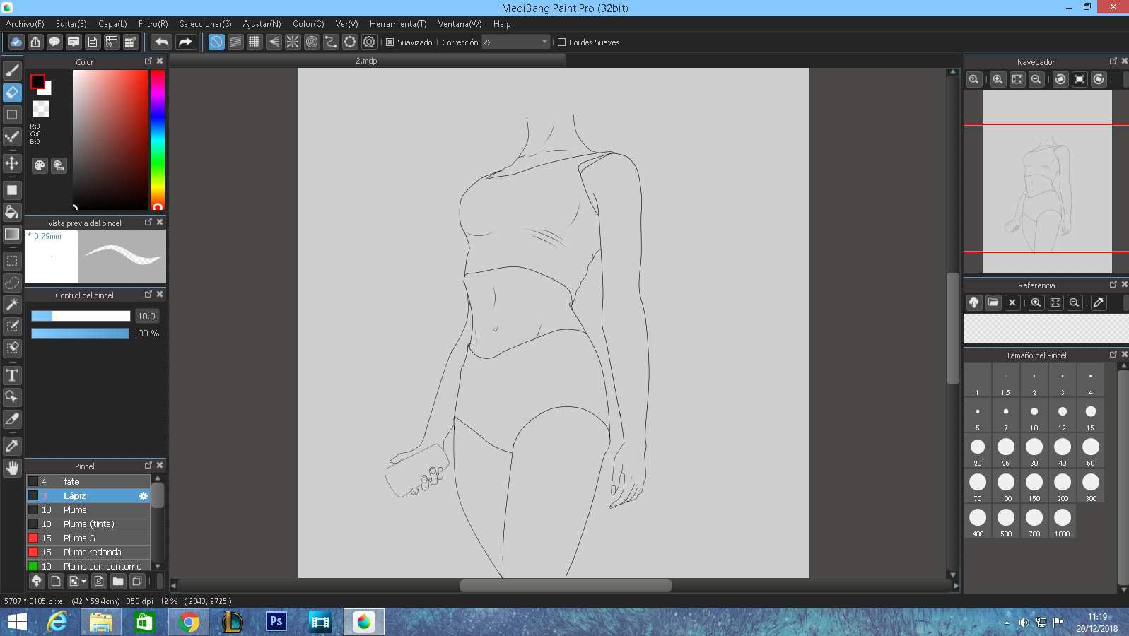 Proceso De Dibujo Digital •anime• Amino 7863