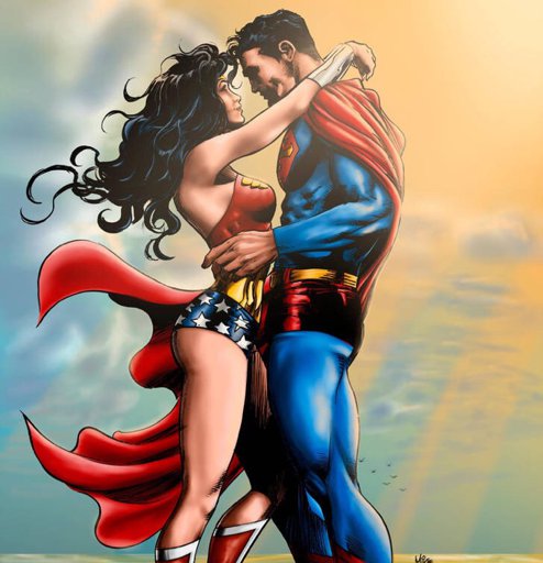 Wonder woman superman relationship