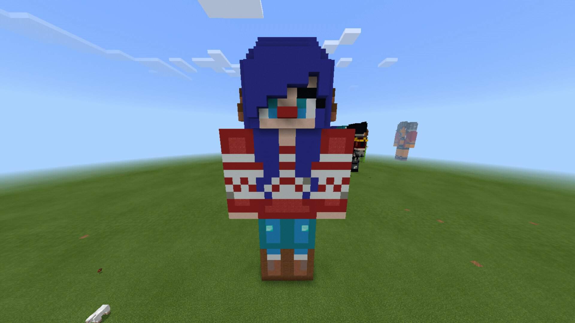 Built Finished Funneh S Christmas Skin Itsfunneh Amino
