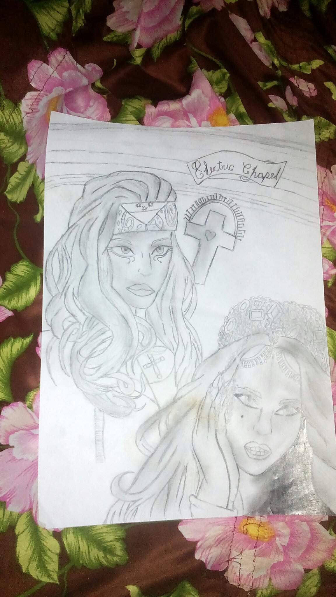 lady gaga drawing judas