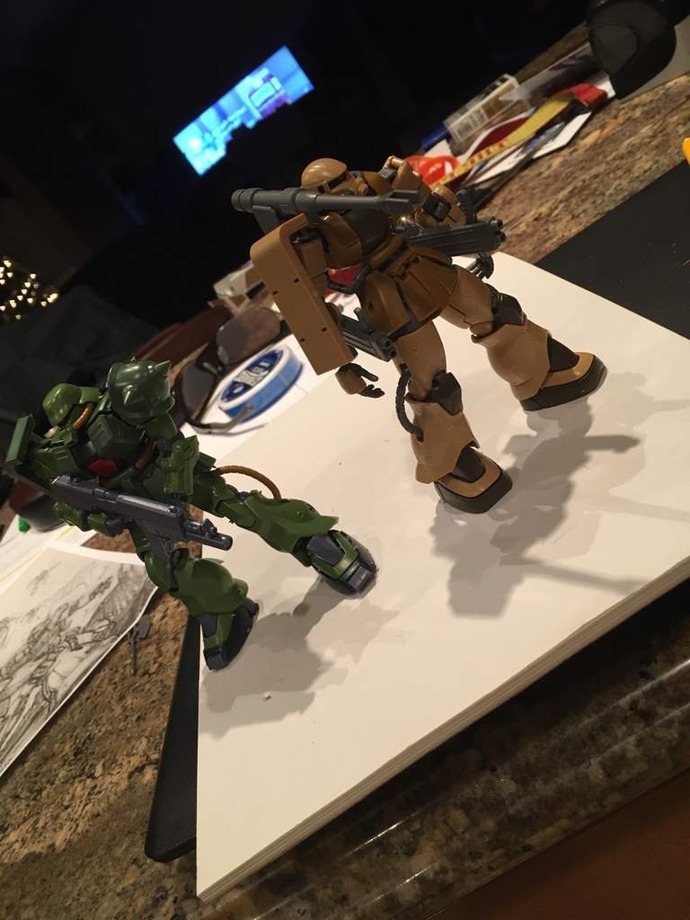 Both of the gundams zaku | Gundam Amino