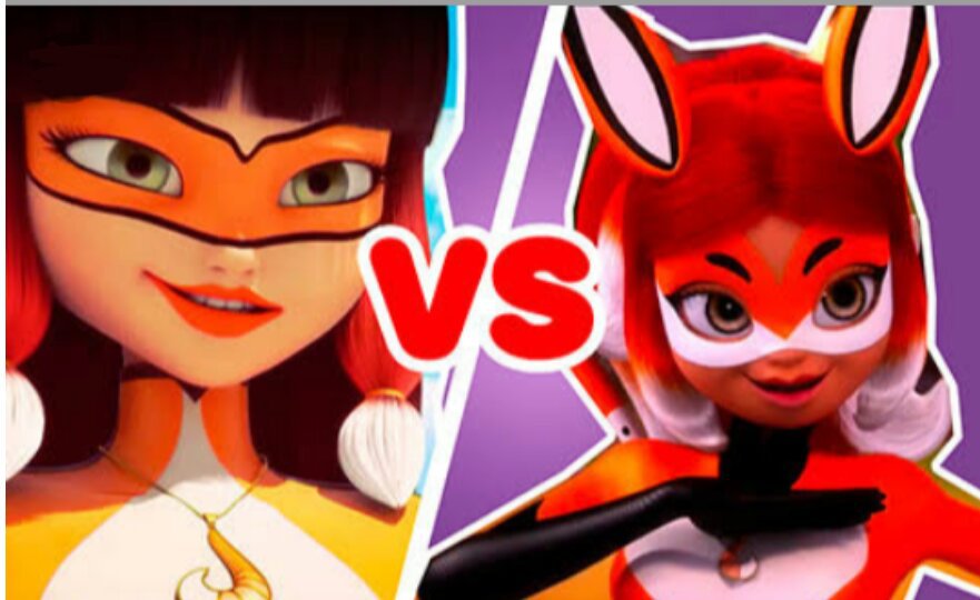 Rena rouge vs volpina Miraculous Ladybug ! 