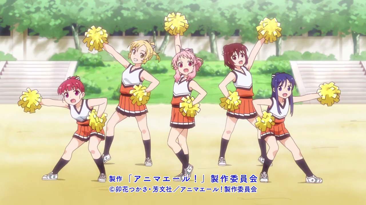 End season for Anima Yell! a pure comedy girl club Cheerleader anime with c...