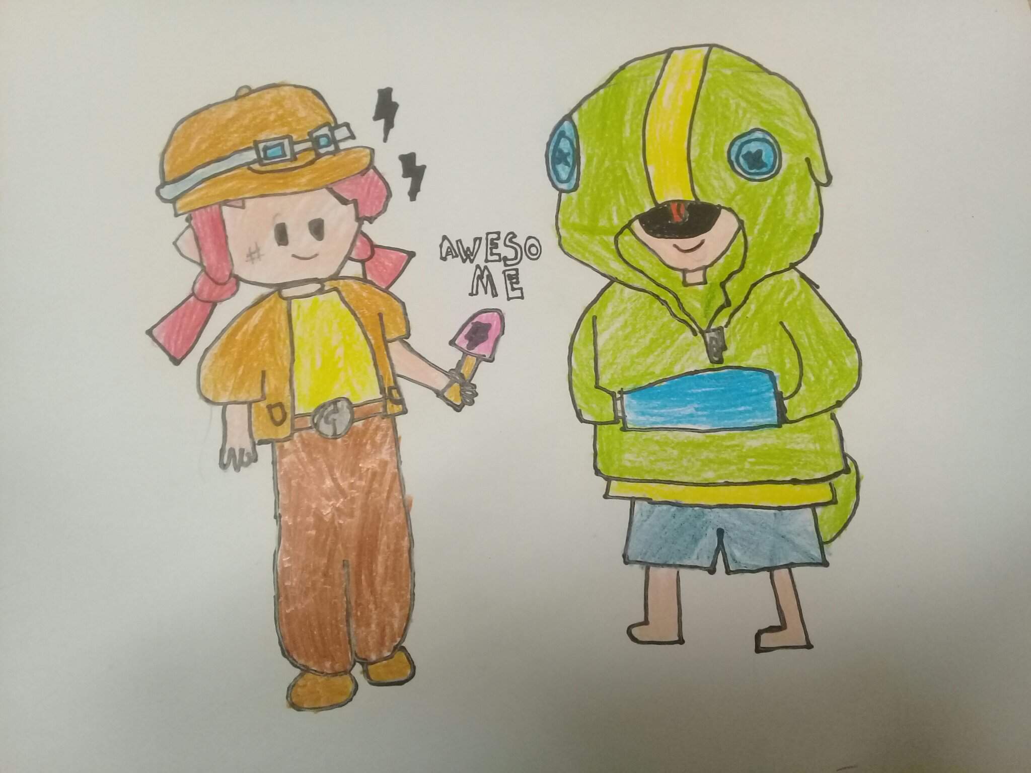 Leon And Jessie Hang Out Brawl Stars Amino