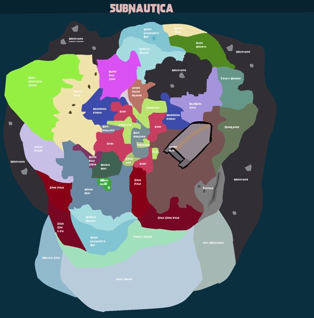 subnautica below zero map coordinates