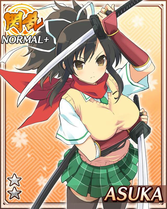 Normal and Rare Asuka Cards Senran Kagura: Dimensions ** Amino.