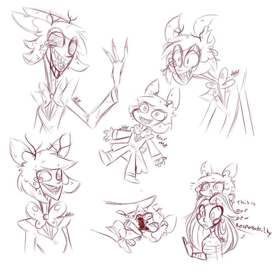 Alastor Doodles Hazbin Hotel Official Amino