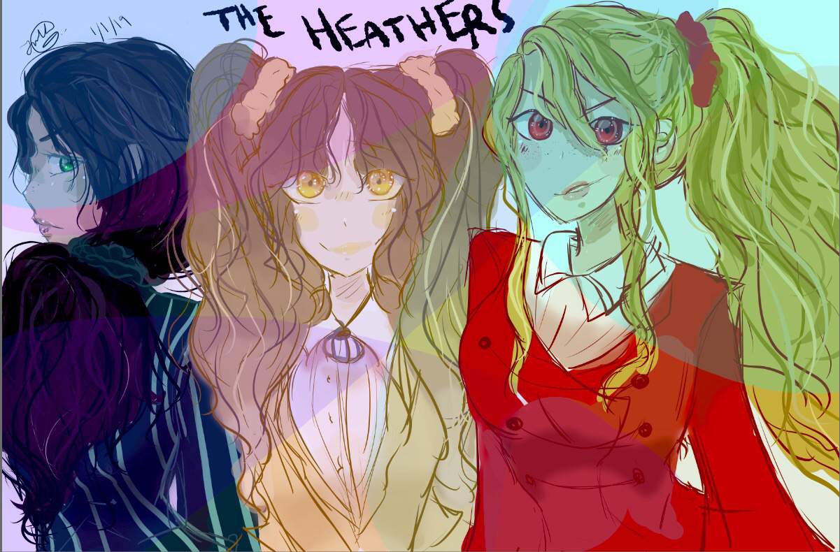 Featured image of post Heathers Anime Style Heroine veronica sawyer struggles as she deals with this very different but equally vicious clique of heathers