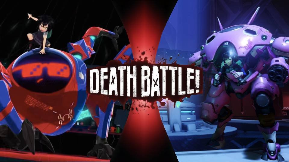 Peni parker(spiderverse) vs D.va(overwatch) death battle | Battle Arena