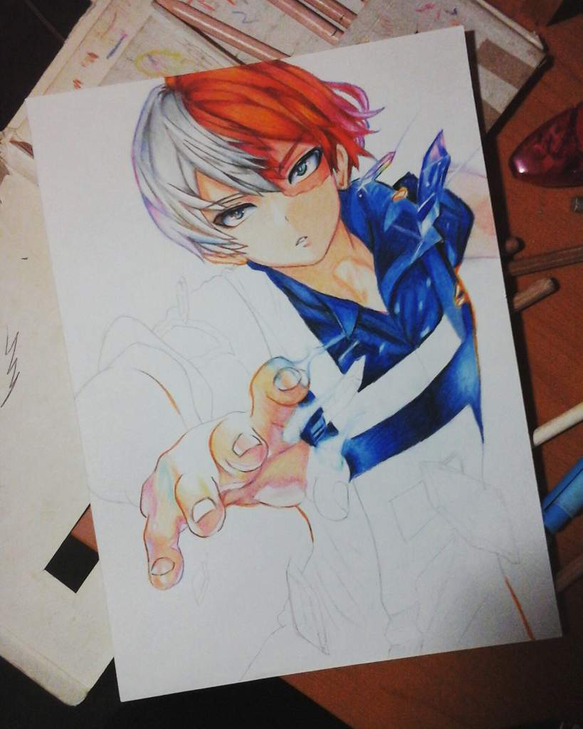 Dibujando A Todoroki Shoto Arte Amino Amino