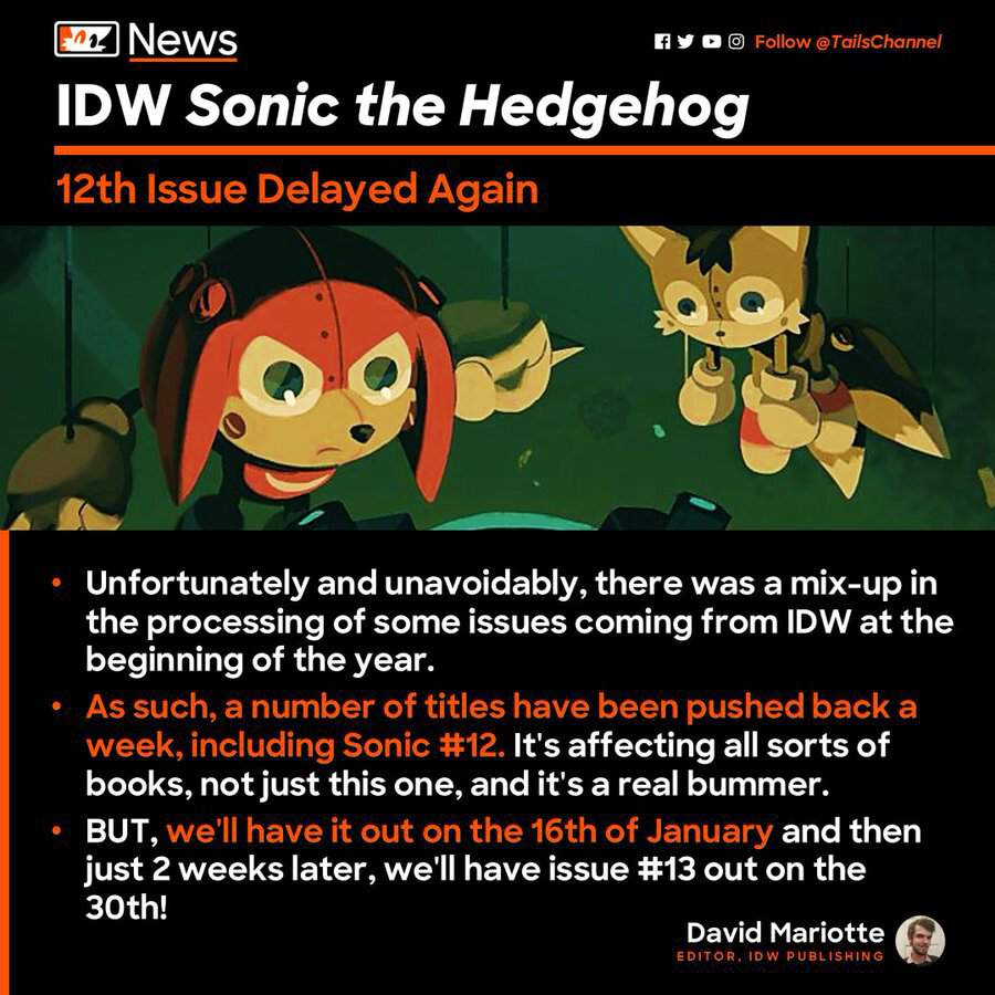 Informações sobre a IDW 12 e 13 | Sonic Amino PT~BR© Amino