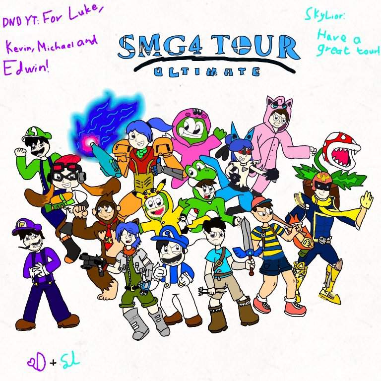 SMG4 Tour ultimate fan art! 