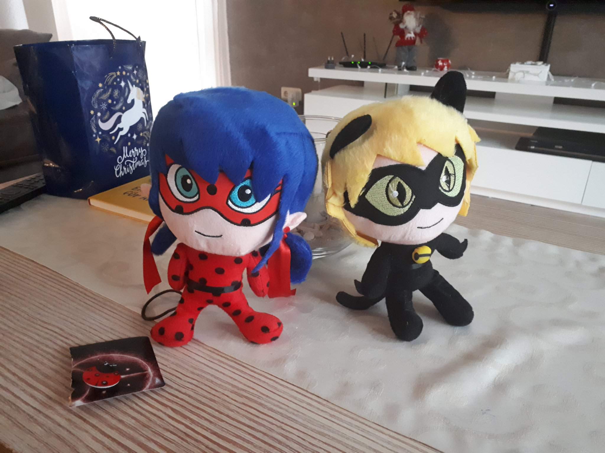 ladybug and cat noir plush