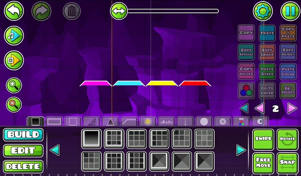 I making a custom jump pad! Geometry Dash Amino