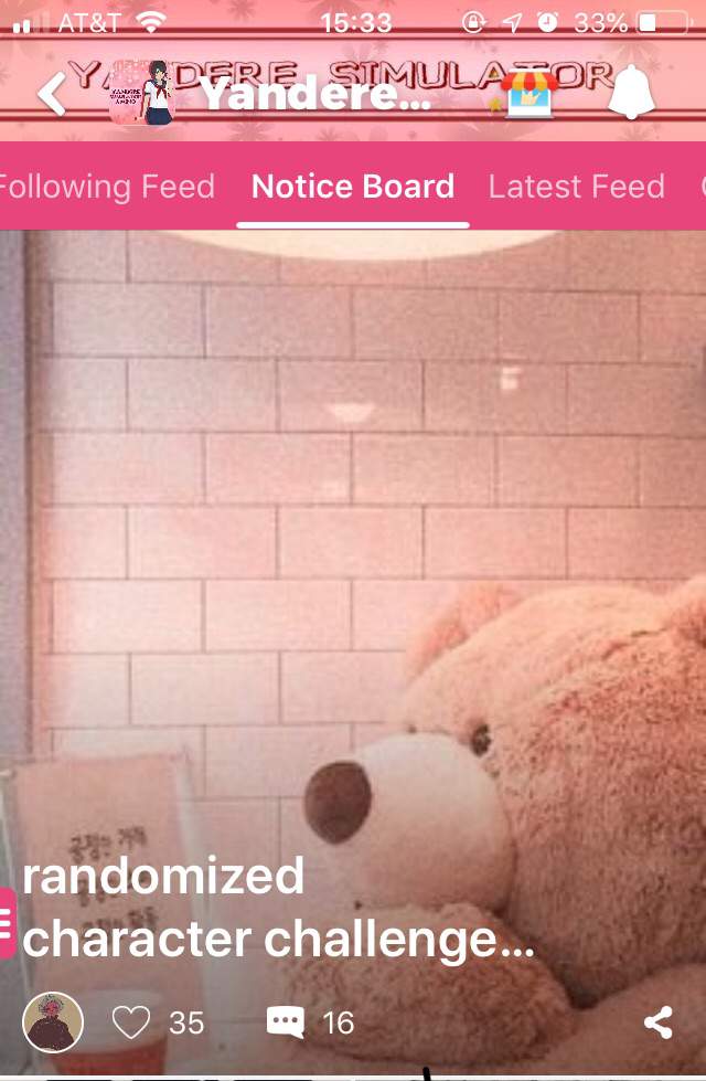 randomized character challenge Yandere Simulator Amino