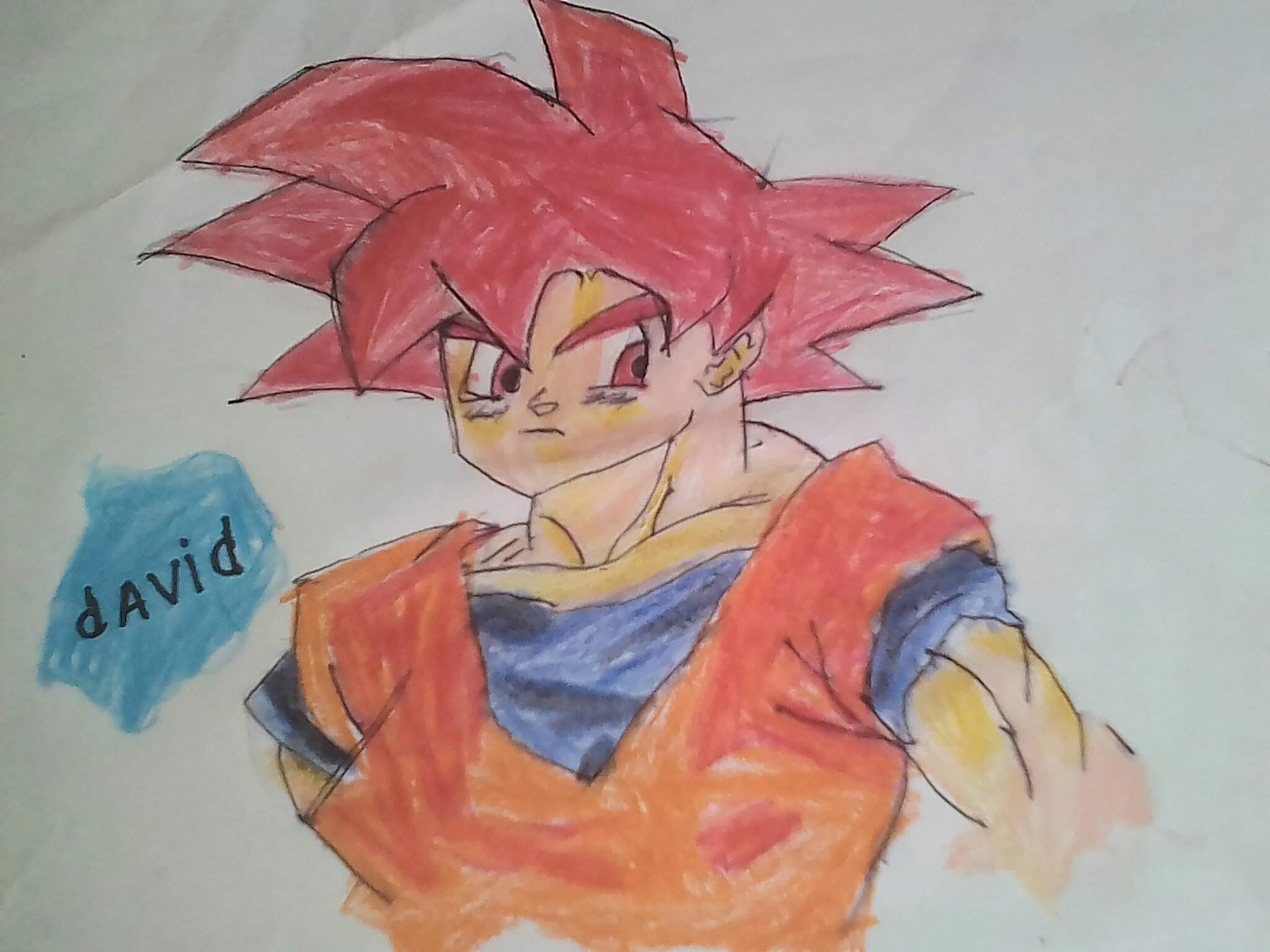 Dibujo de mi hermano goku ssj god | Arte Anime Amino Amino Dibujo de mi hermano goku ssj god | Arte Anime Amino Amino