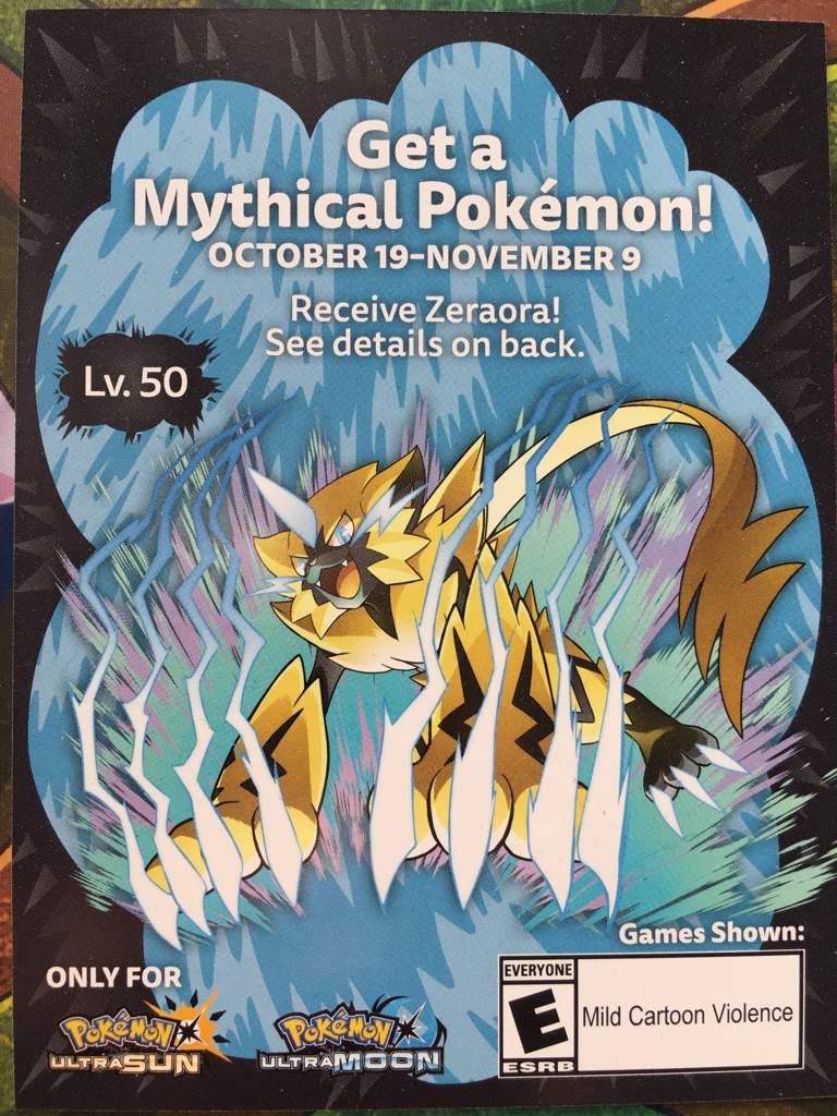 Zeraora Code For Trade 🐱⚡️ Pokémon Amino