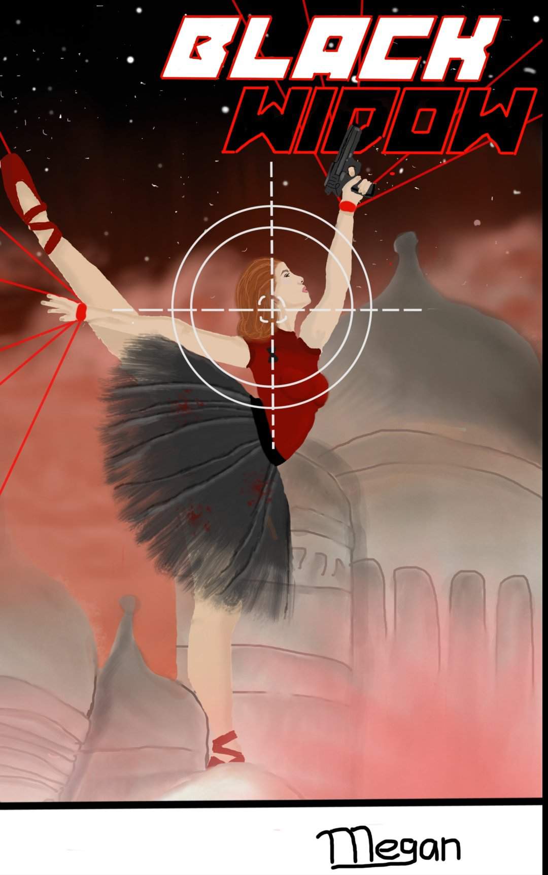 The Red Room assasin ~ digital art Marvel Amino