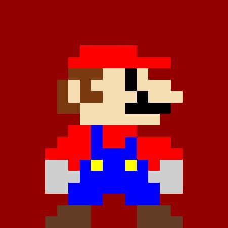 Pixel Arts Of Mario Fire Mario And Ice Mario Mario Amino