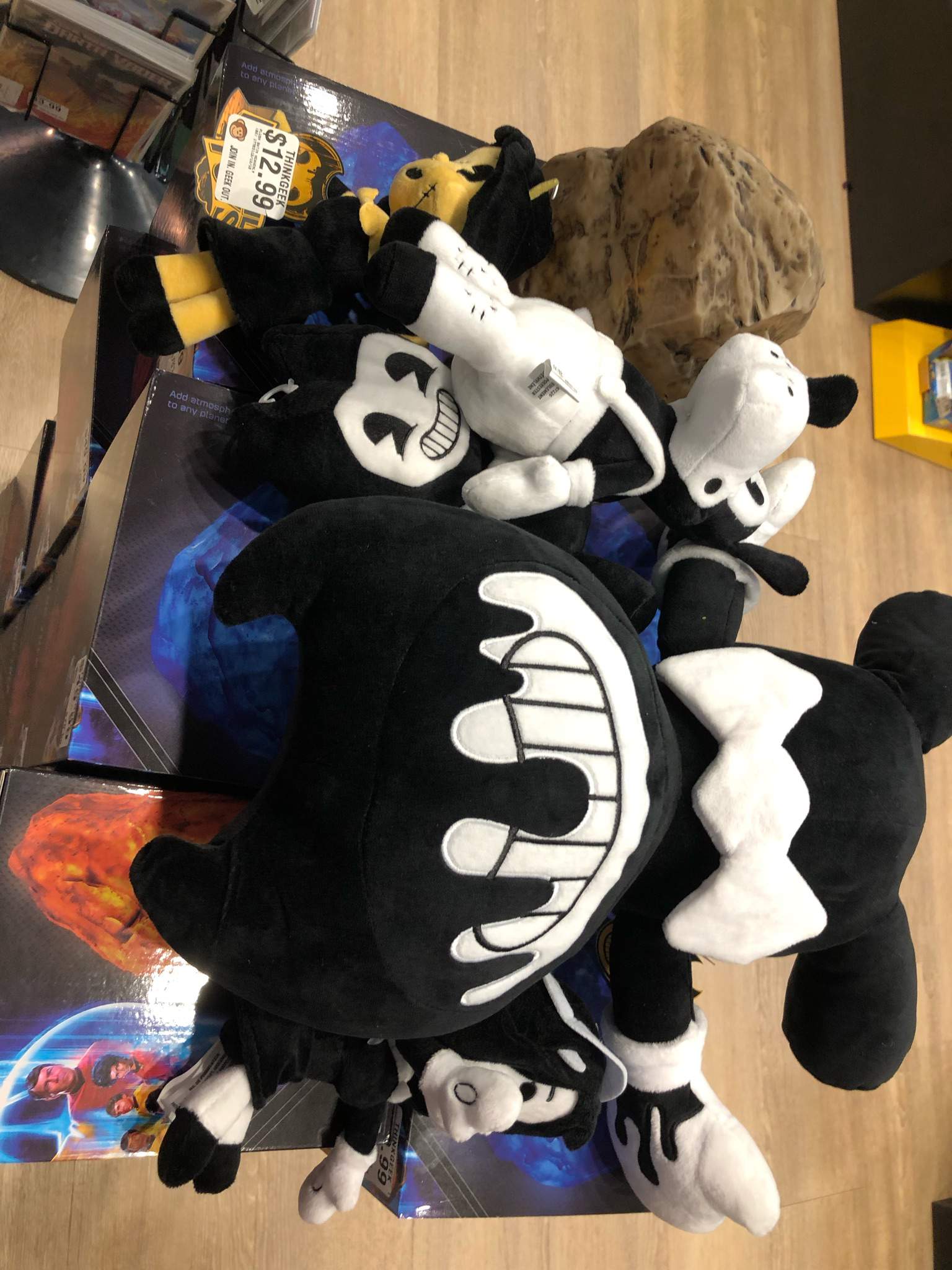 golden bendy plush