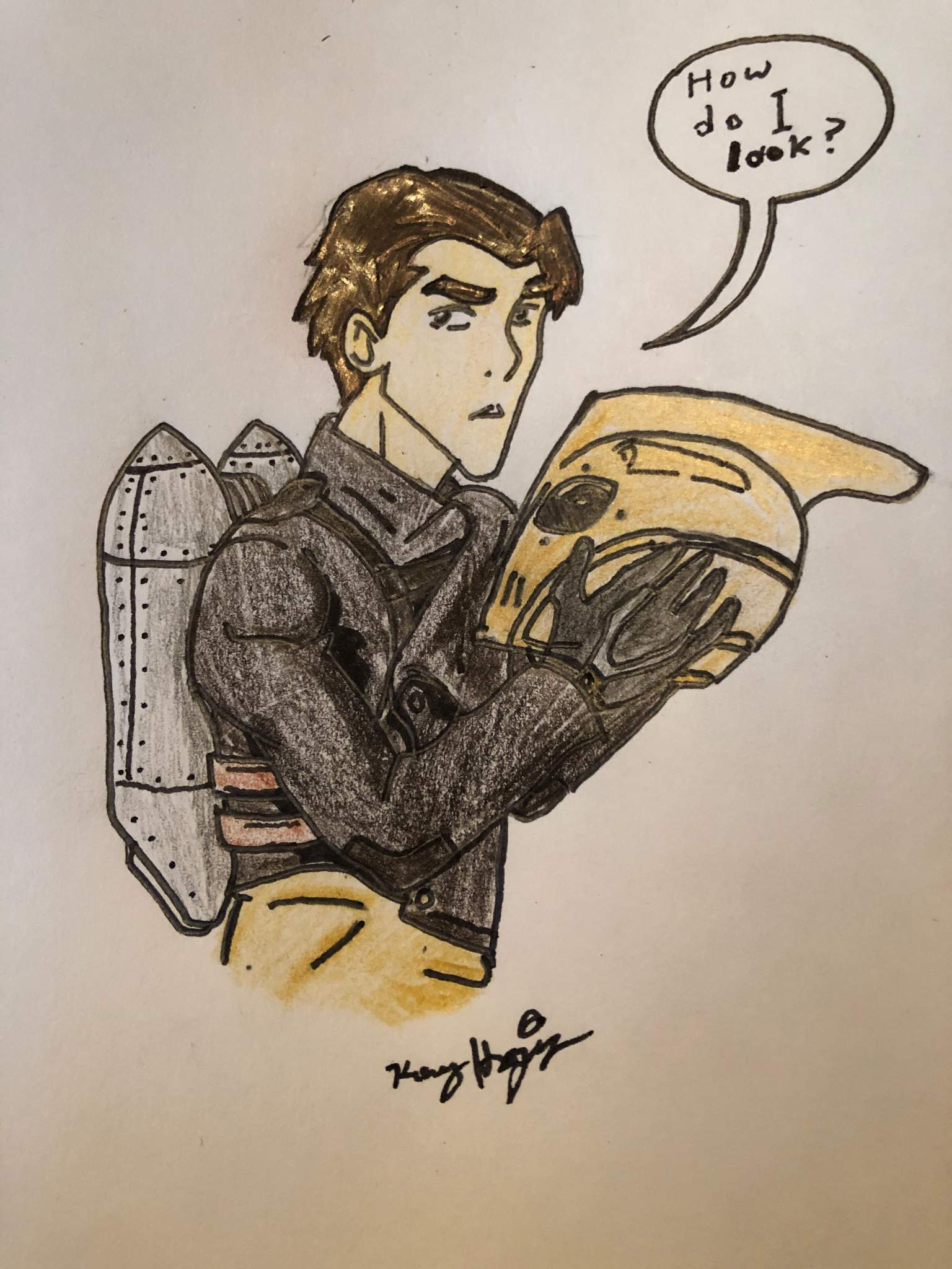 rocketeer jetpack drawing