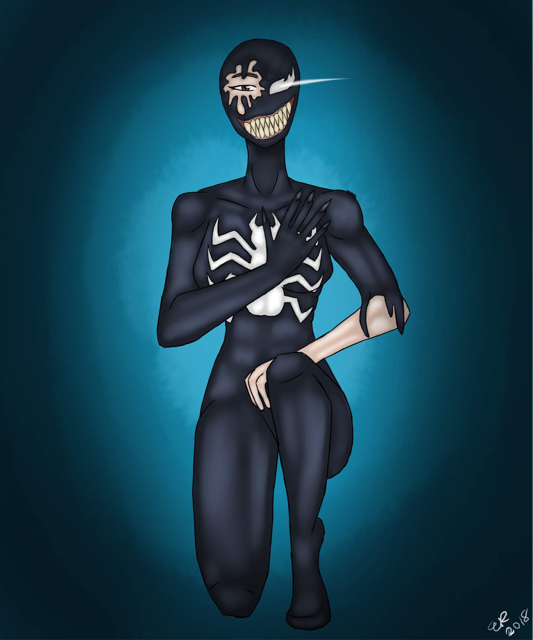 Liquid venom suit