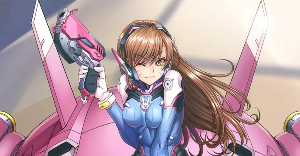 D va overwatch anime