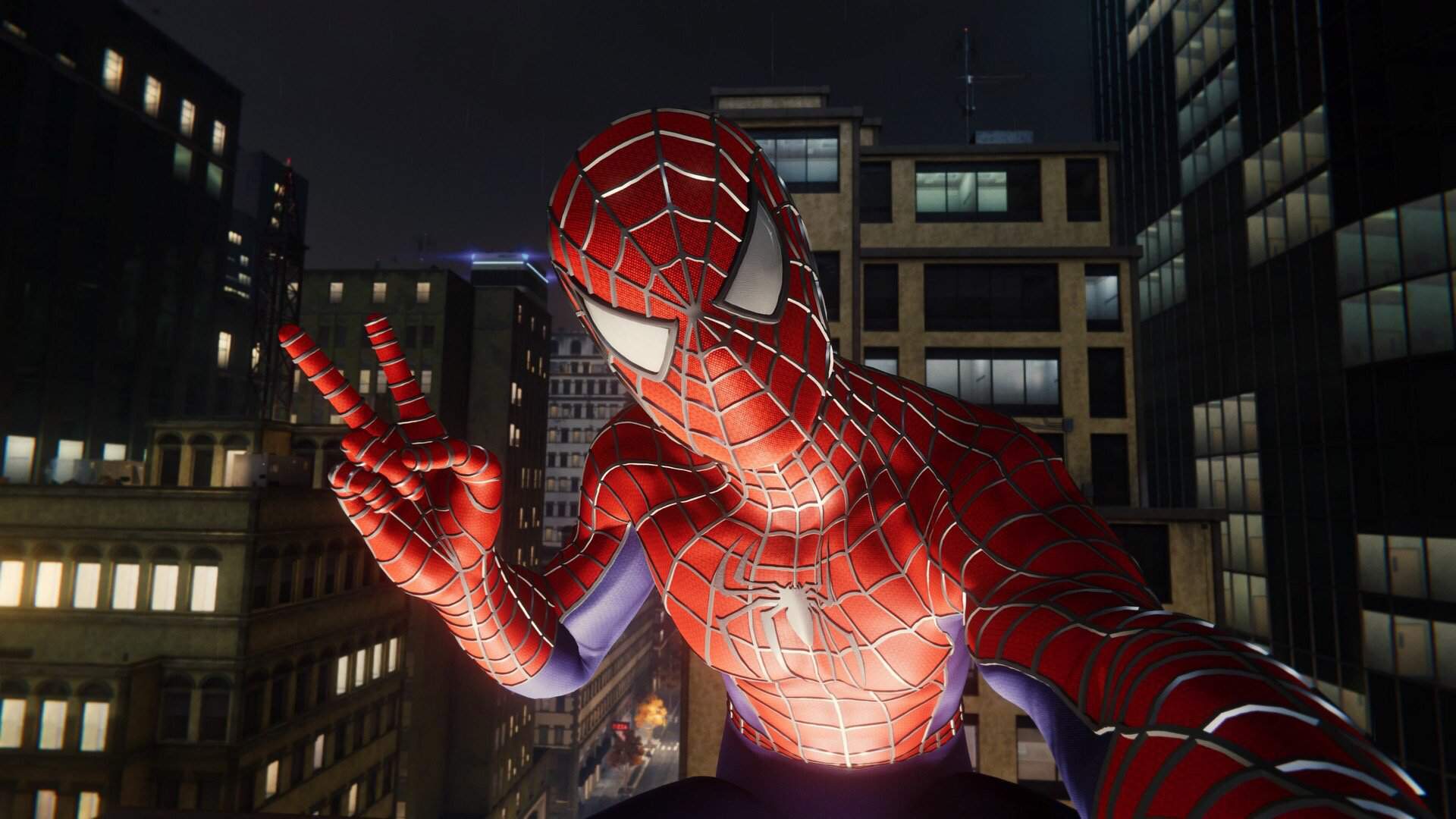 Вот костюм Тоби Магуаира в spider man ps4 Человек Паук: Вселенная Marvel Am...