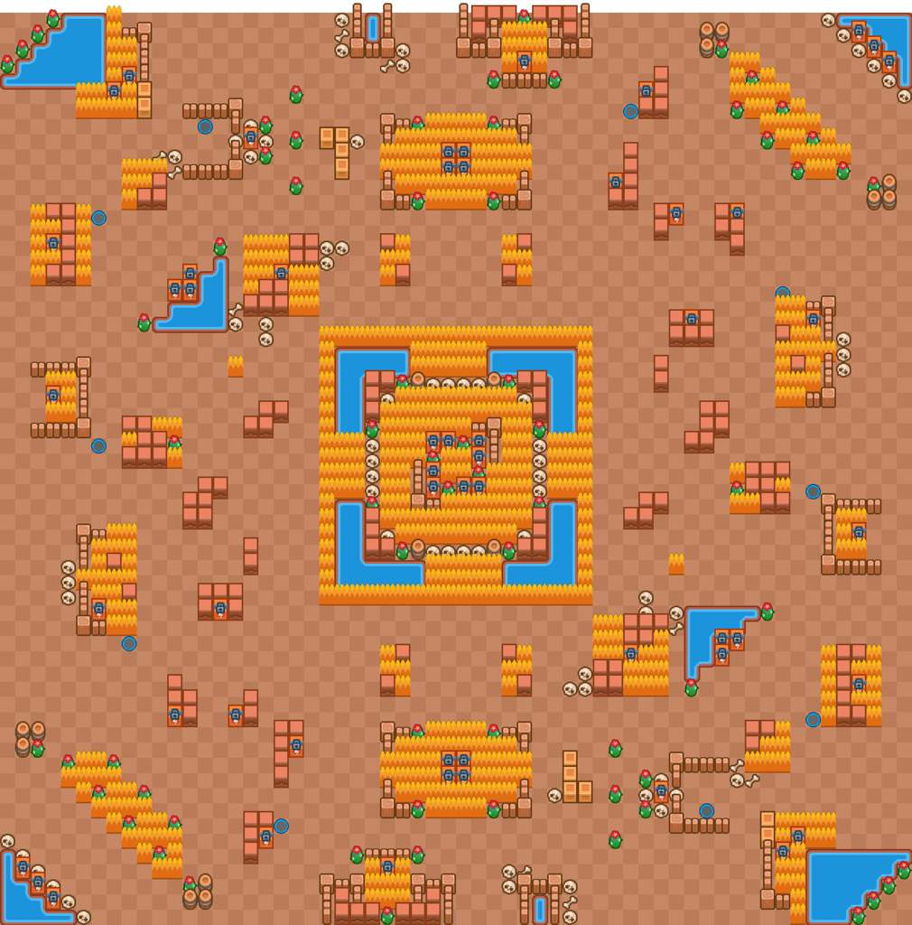 Mapa V2 De ShowDown Supervivencia Brawl Stars ES Amino