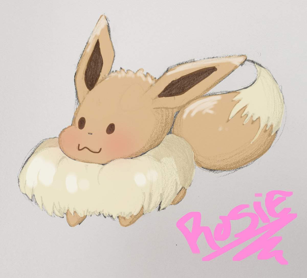 fluffy eevee