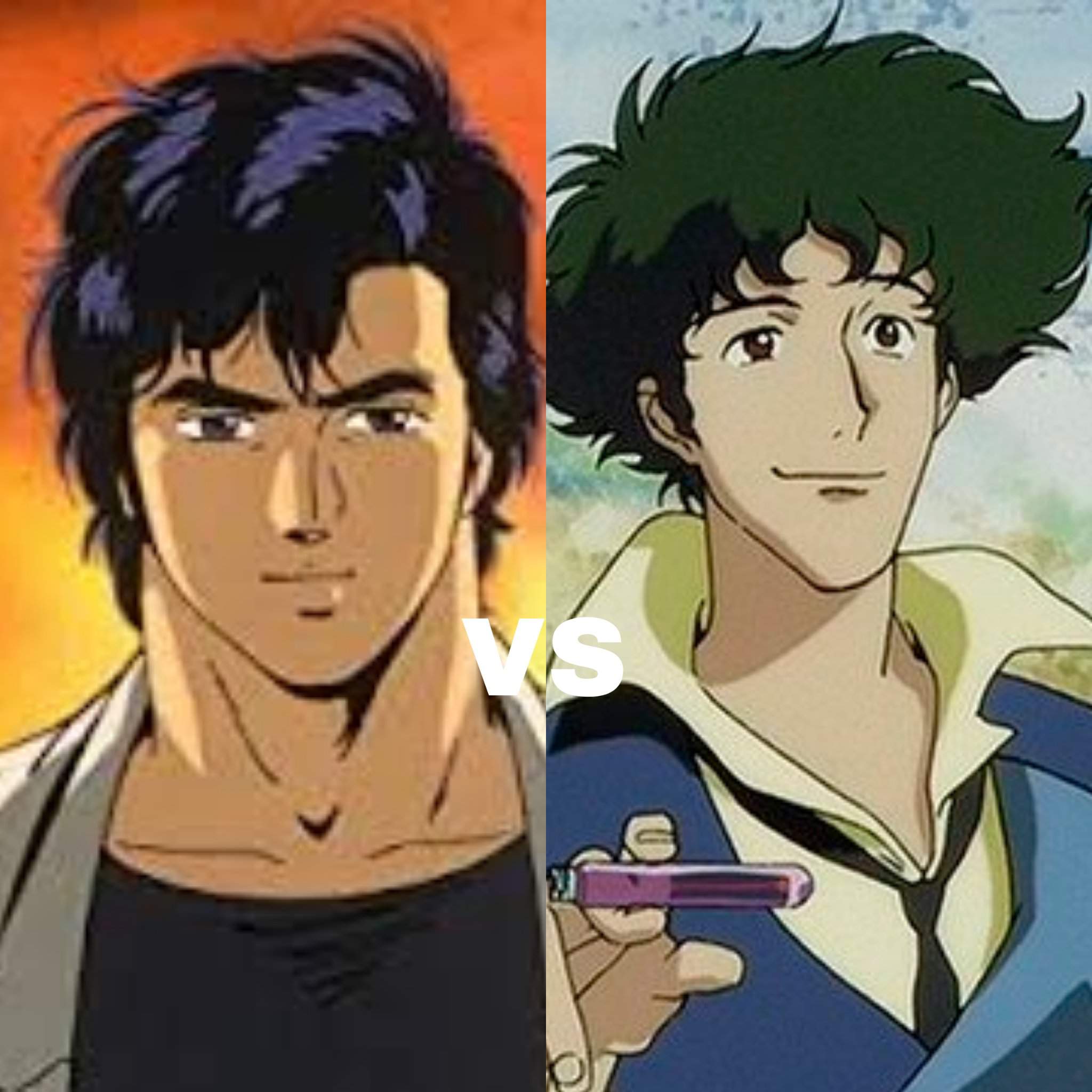 Ryo Saeba City Hunter Vs Spike Spiegel Cowboy Bebop Anime Amino