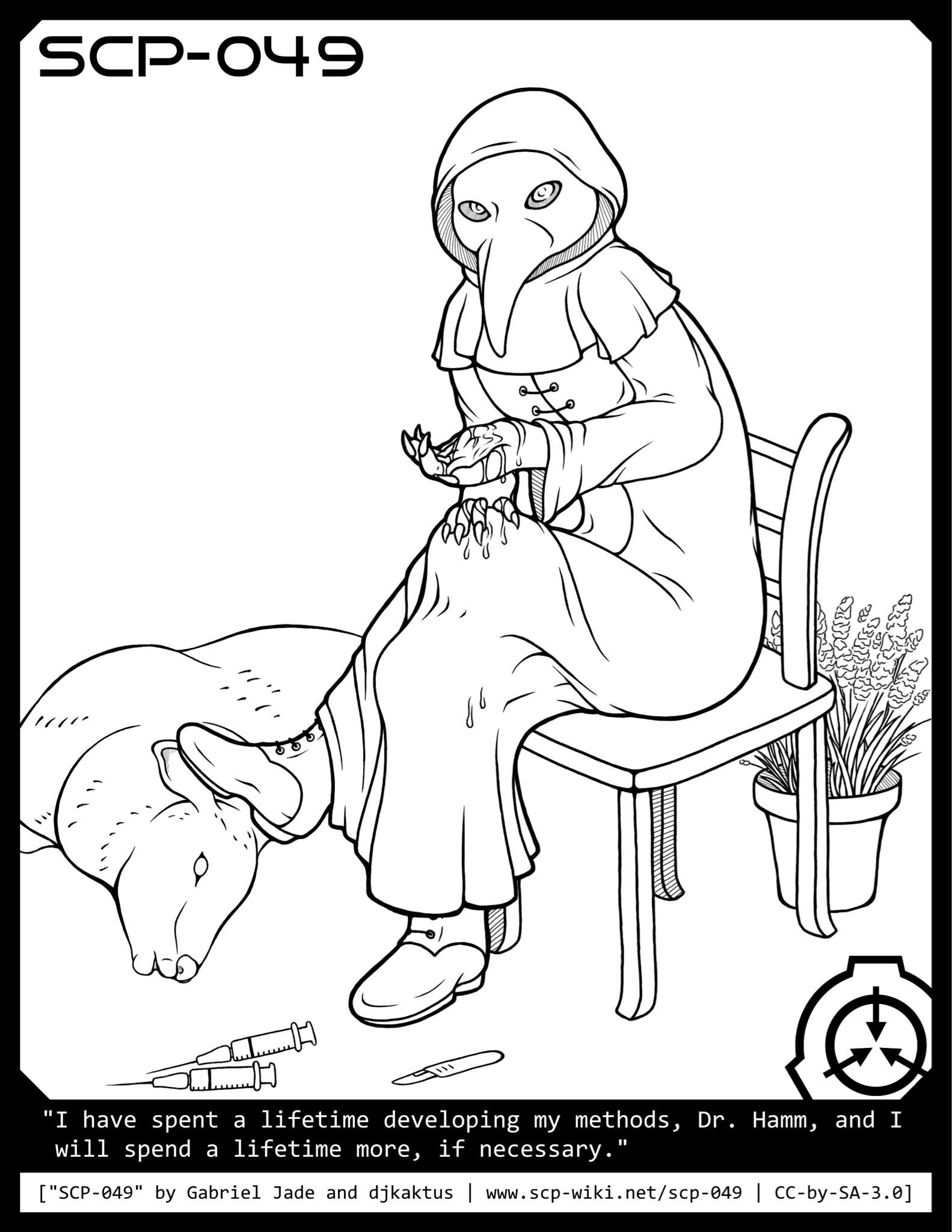 SCP Coloring Book Pages (Gore Warning for Fourth) SCP Foundation Amino.