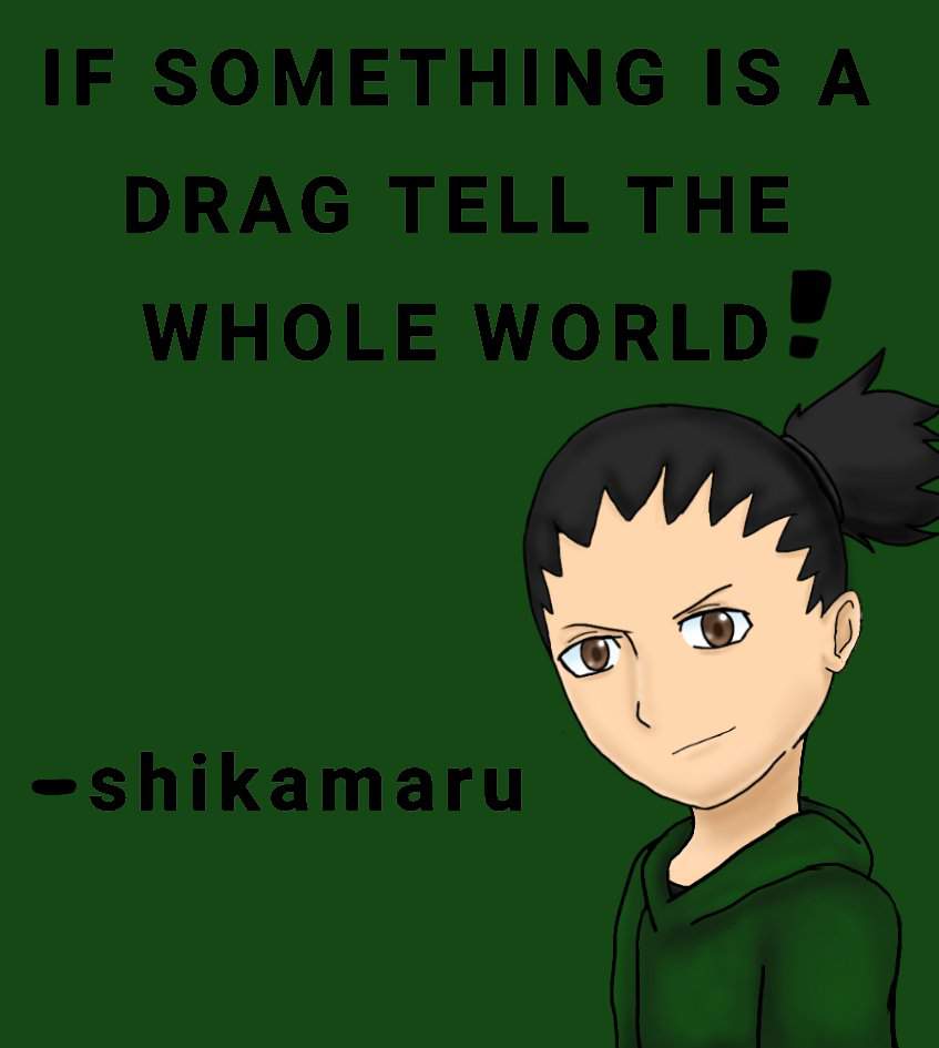 Shikamaru Quote Naruto Amino