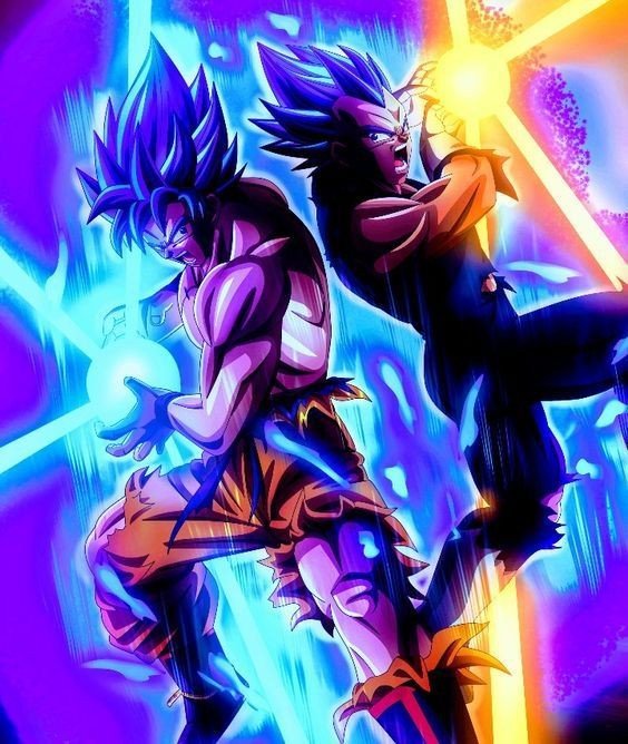 Goku y vegeta power 4K | DRAGON BALL ESPAÑOL Amino
