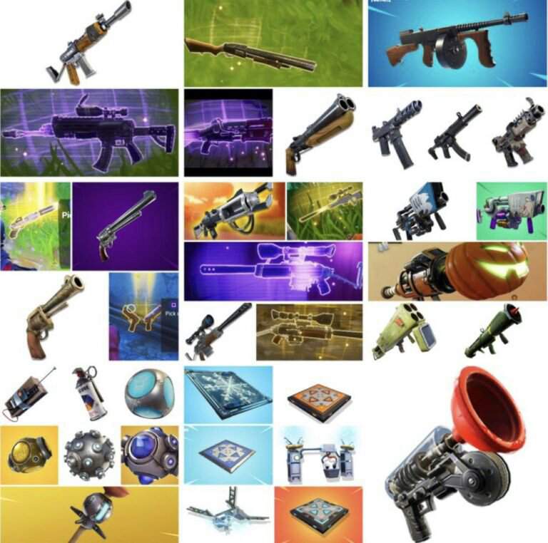 Things In Fortnite That Were Vaulted All Vaulted Things Fortnite Battle Royale Armory Amino