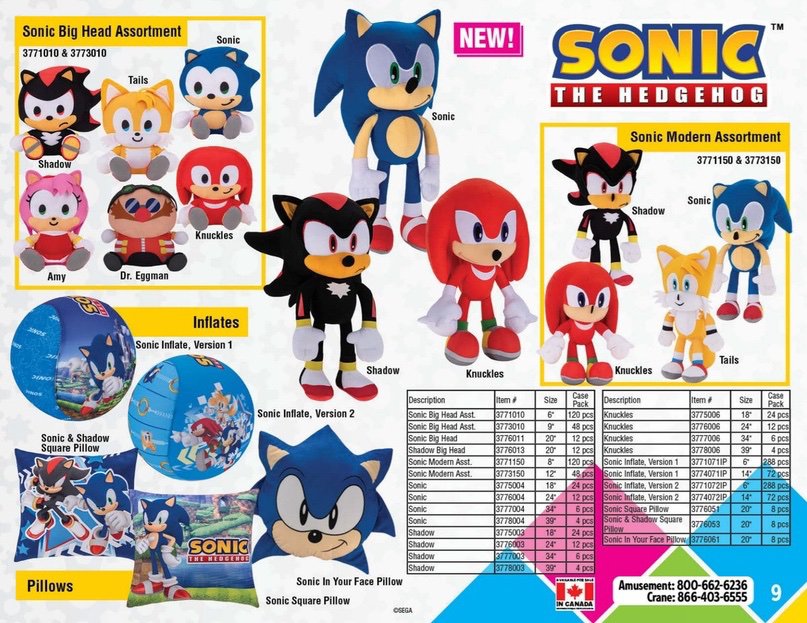 toy factory sonic movie plush