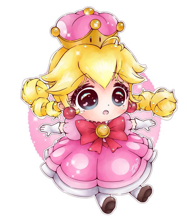 Peachette Cute Art Mario Amino 