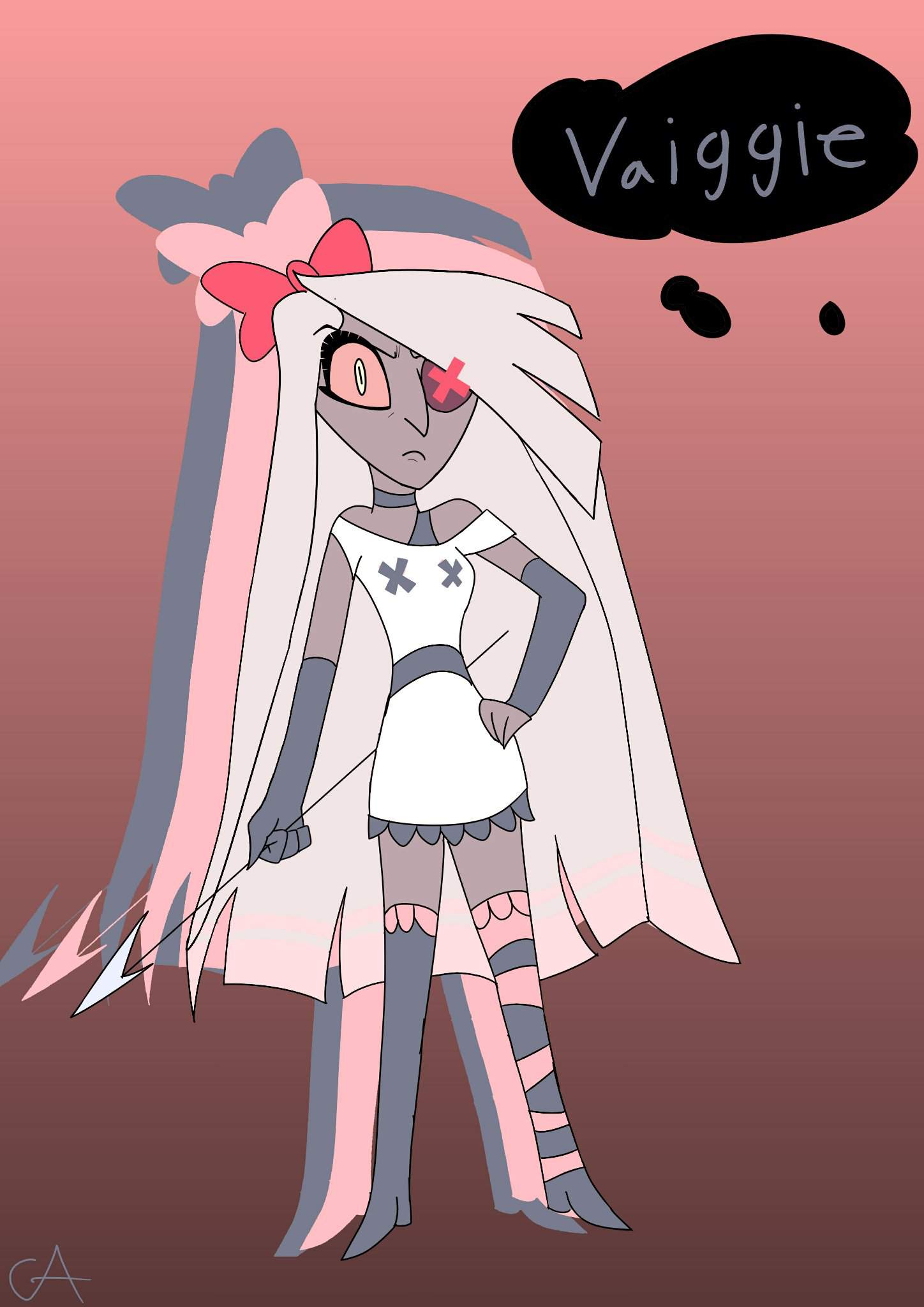 Vaggie Fanart Hazbin Hotel Official Amino 