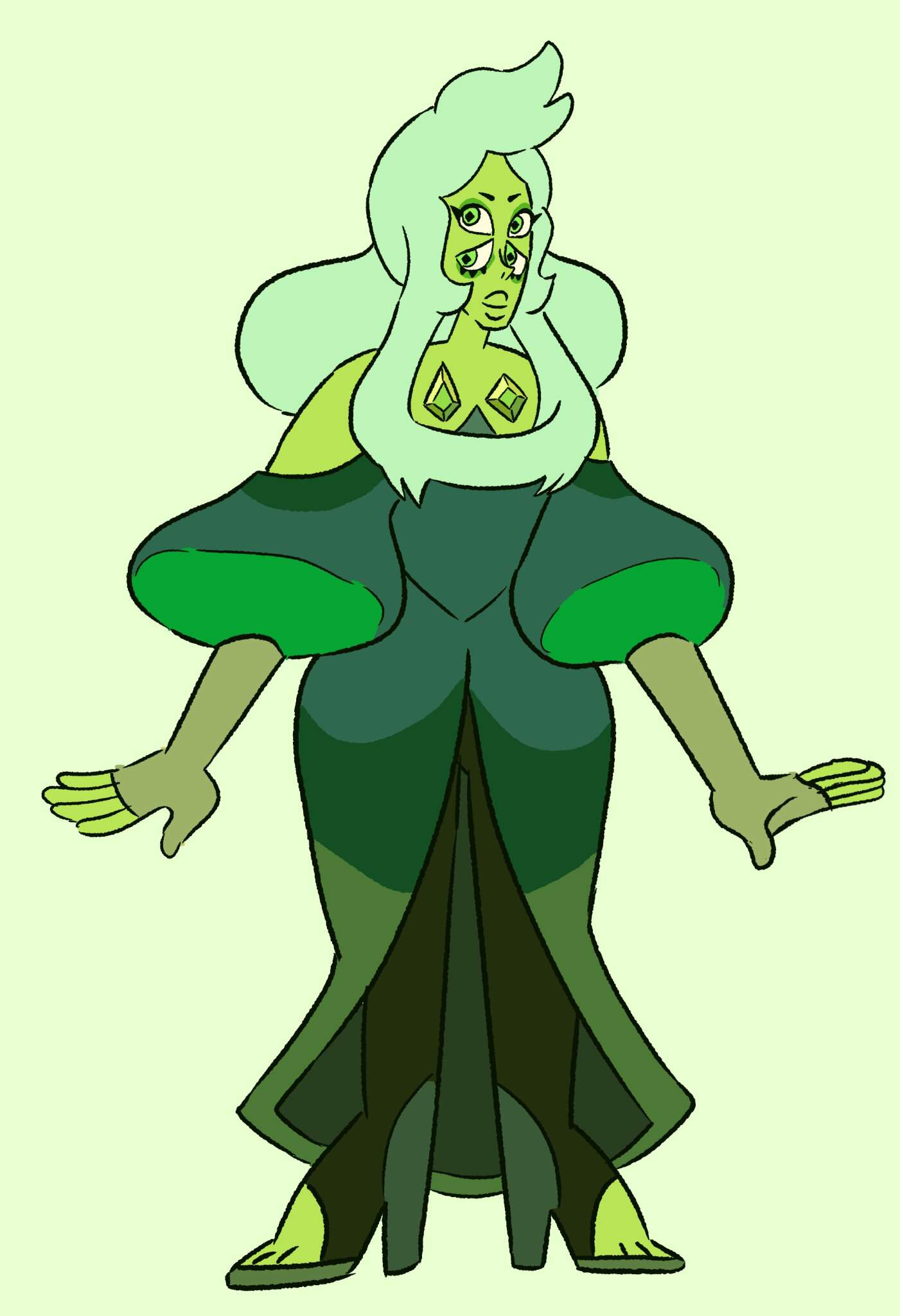 green diamond au