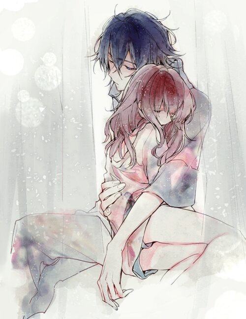 Sensual daddy long hair anime
