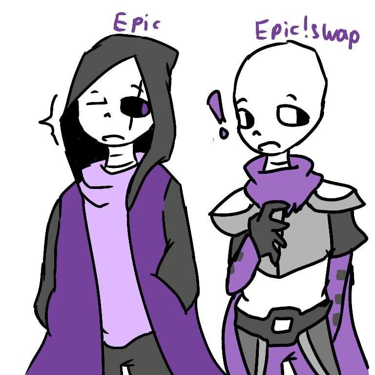 Epic and swap epic met : Official Sans Amino Amino.