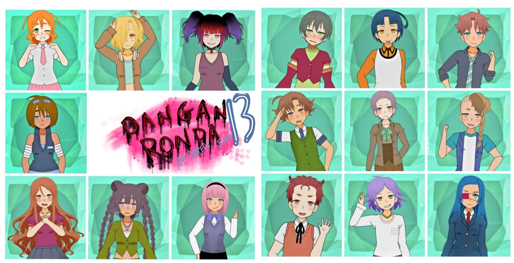 Danganronpa B Characters FIRST LOOK | Danganronpa Amino