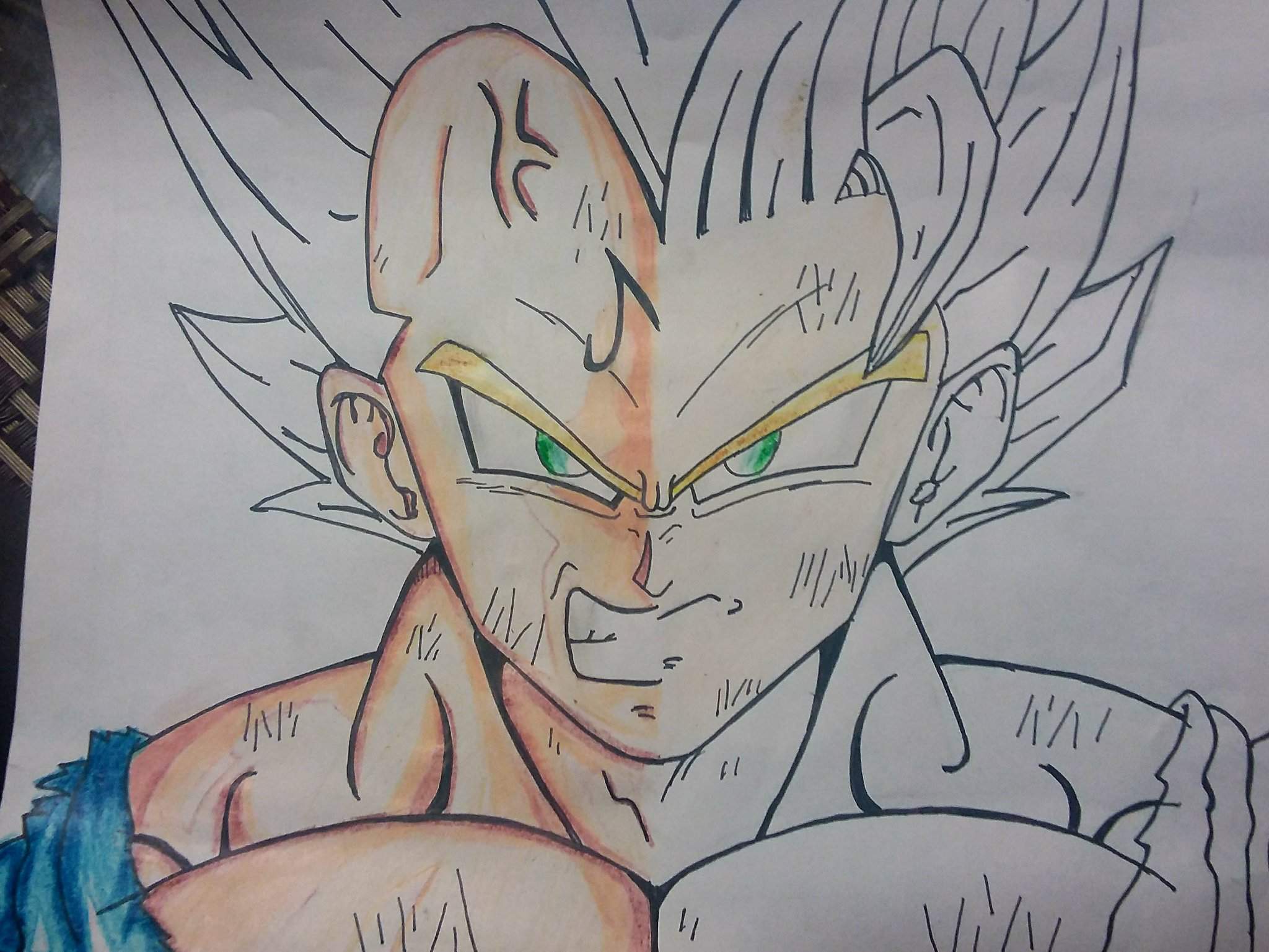 gogeta half goku half vegeta