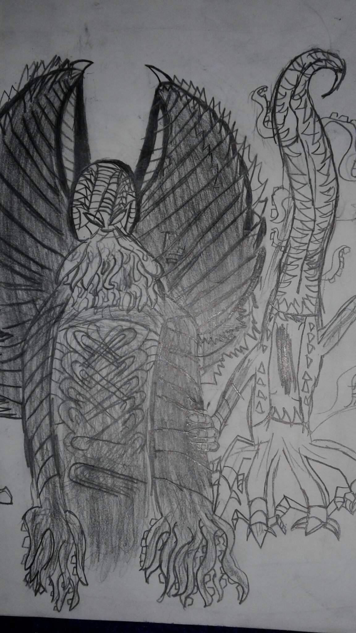 Just a drawing of Cthulhu,Nyarlarthotep | Cthulhu Mythos Amino Amino