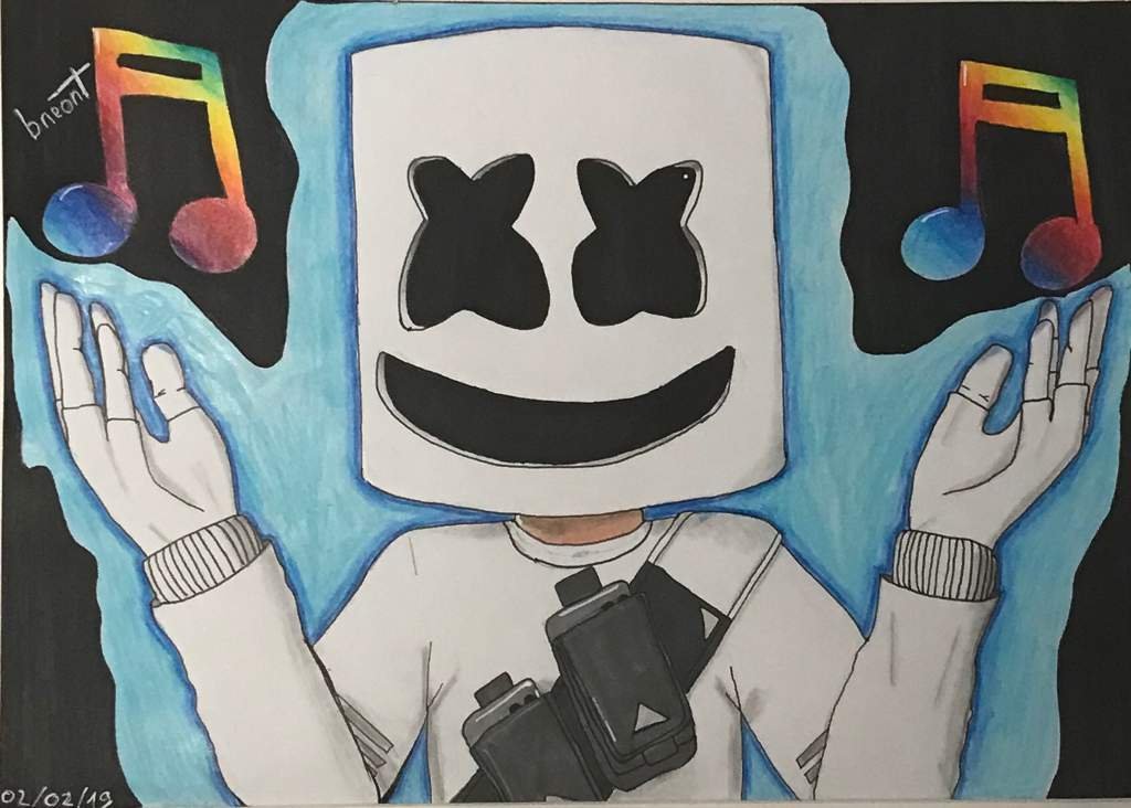 Dessin Fortnite Marshmello En Couleur Marshmello ️ | Fortnite [FR] Amino