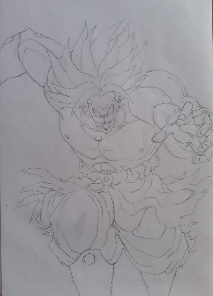 Boceto De Broly Ssj Legendario Arte Amino Amino