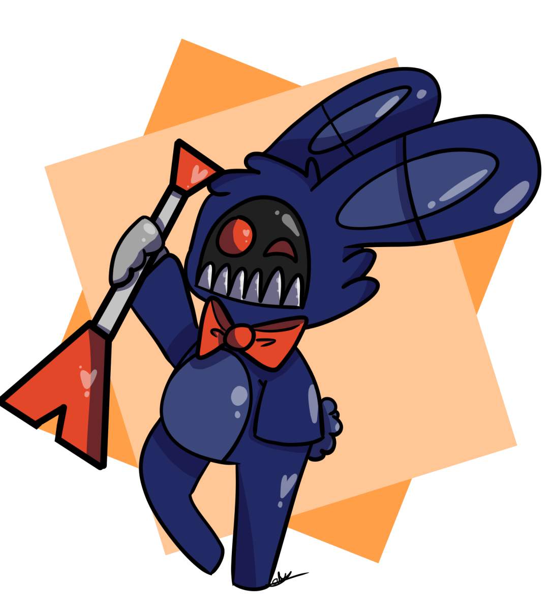 fnaf withered bonnie plush