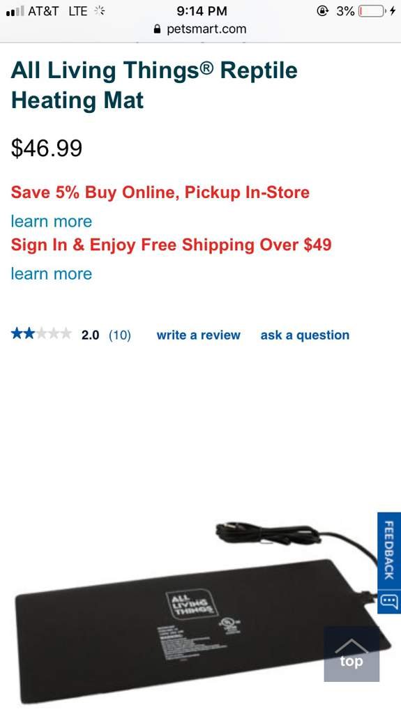 Heat Mat Snake Amino Amino