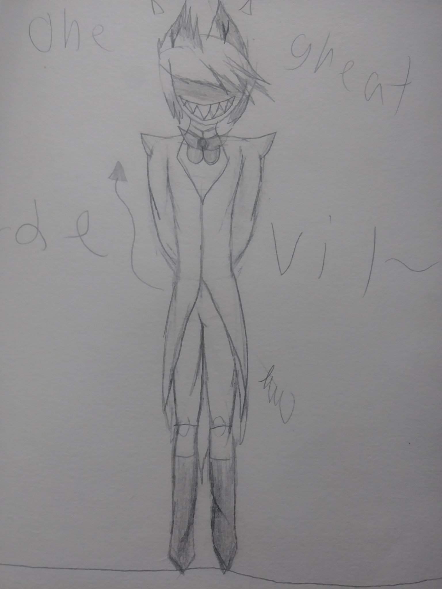 First Alastor Drawing Hazbin Hotel Official Amino